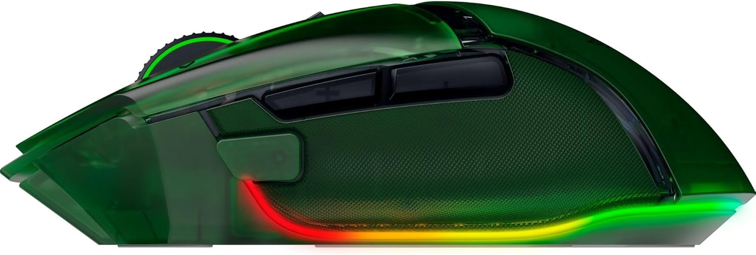 Razer Basilisk V3 Pro 35K Wireless Gaming Mouse – 35,000 DPI Focus Pro Sensor, Chroma RGB, 11 Buttons, Multi-Mode Connectivity
