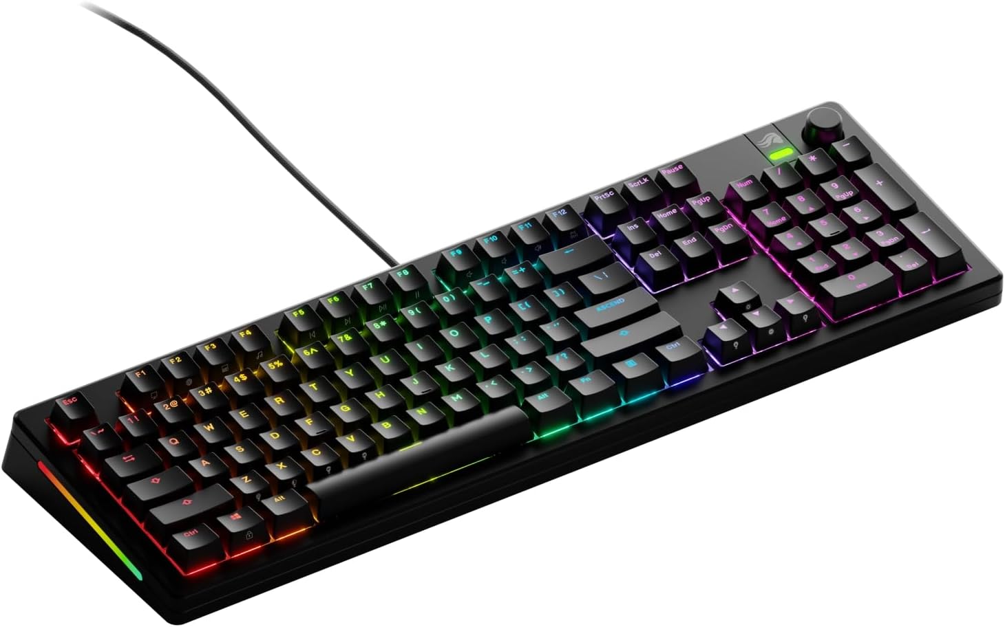 Glorious GMMK 3 HE 100% Prebuilt Mechanical Gaming Keyboard White – Hall Effect Magnetic Switches, Rapid Trigger, 8K Polling Rate, Hot-Swappable, RGB Lighting, Full-Size Keyboard with USB-C