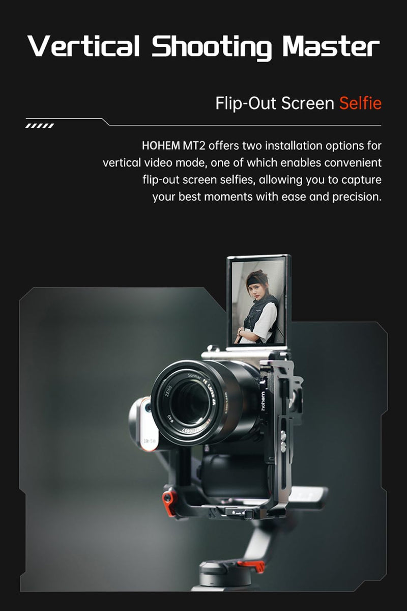 Hohem iSteady MT2 3-Axis Smartphone and Camera Gimbal Stabilizer Kit