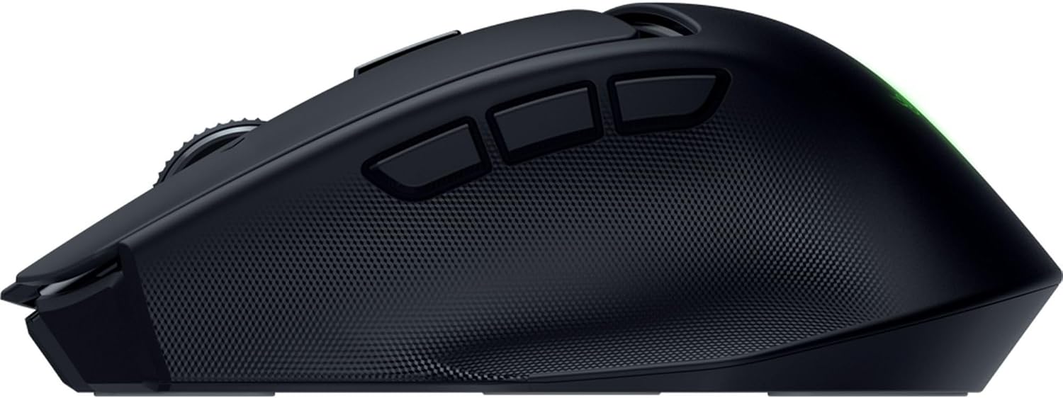 Razer Basilisk Mobile - Small Portable Ergonomic Wireless Gaming Mouse - AI Prompt Master - Focus X 18K Sensor (Tri-Mode Connectivity, Up to 105 Hour, Mouse Switches Gen-3)