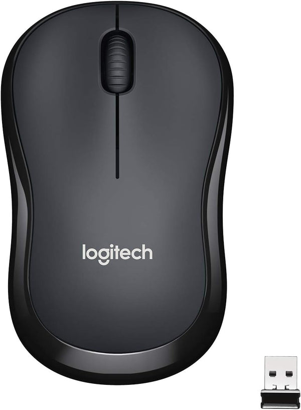 Logitech M221 Silent Wireless Mouse- Charcoal
