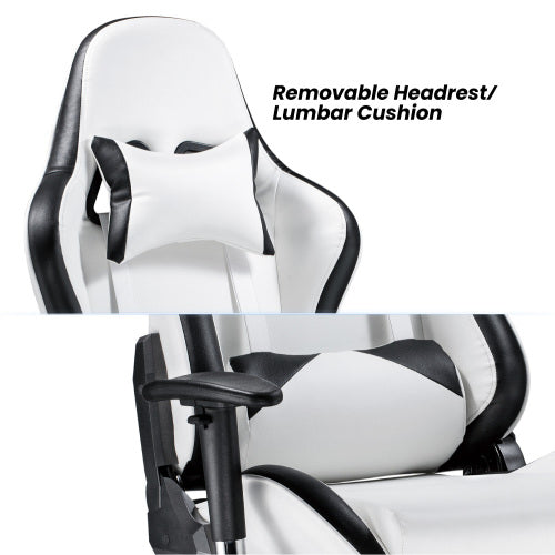 Avetron Premium PVC Gaming Chair with Headrest and Lumbar Support