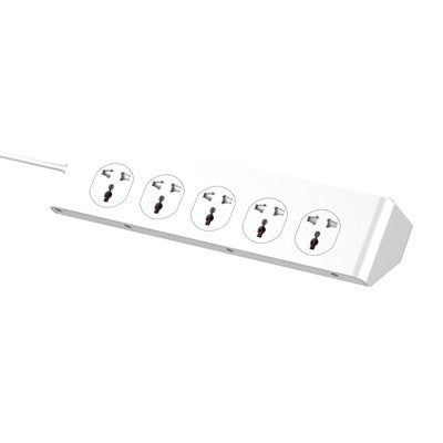 LDNIO SC10610C Power Strip – 10 Universal AC Outlets + 6 USB Ports (1× PD, 2× QC3.0, 3× Auto-ID), 2 m Cable, 2500W Surge Protection