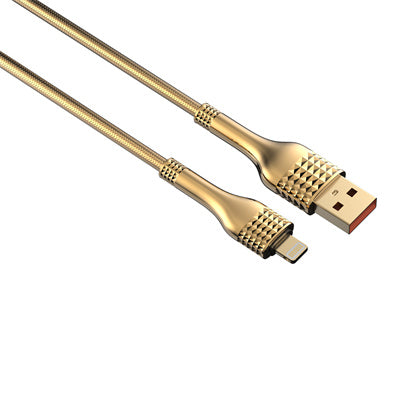 LDNIO LS651  30W USB 3.0 Data Cable – Woven Aluminum Foil, Fast Charging & High-Speed Data Transfer, 1M/2M for Phones, Tablets & Power Banks