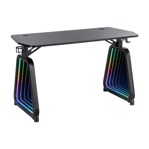 Avetron Infinity Gaming Desk with Regular Mirrors