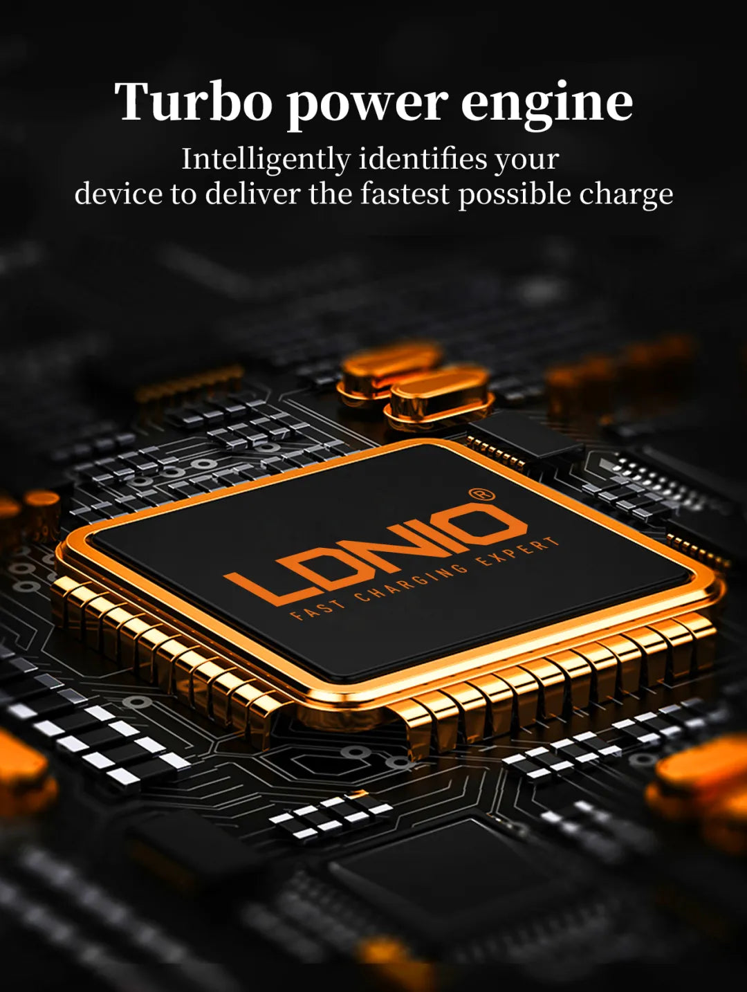 محطة شحن سطح المكتب متعددة المنافذ LDNIO Q605 بقوة 120 واط 