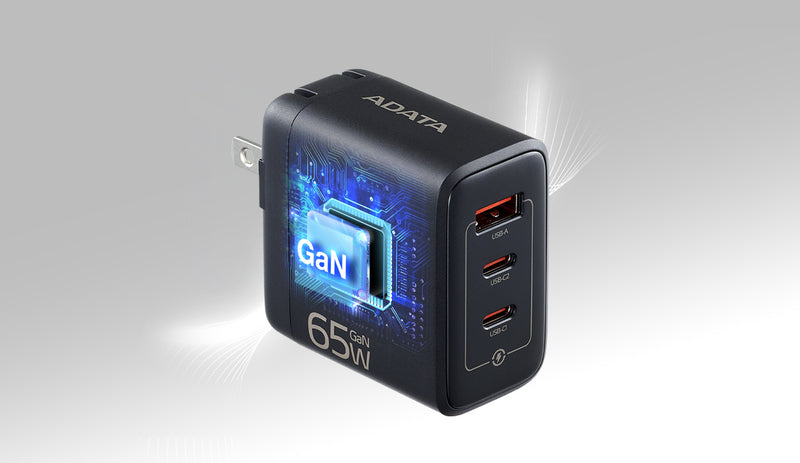 شاحن USB GaN بقوة 65 واط من ADATA