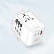 LDNIO 3 USB Ports 45W GaN Travel Adapter Z8
