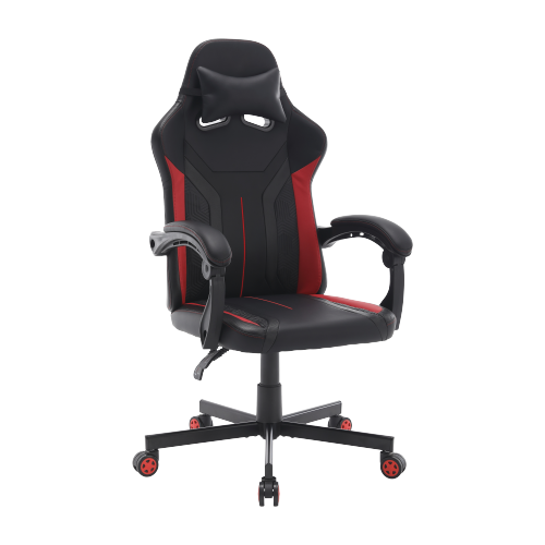 Avetron Comfy PU Leather Heavy-Duty Gaming Chair, Ergonomic Design, Adjustable Height & Recline, Lumbar Support