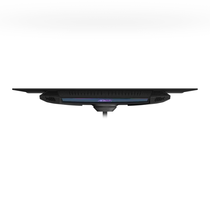 شاشة ألعاب جيجابايت أوروس FO27Q3 مقاس 27 بوصة QD-OLED — دقة 2560×1440 QHD، معدل تحديث 360 هرتز، زمن استجابة 0.03 مللي ثانية، 99% DCI-P3، دعم DisplayHDR True Black 500، منافذ HDMI 2.1 وDisplayPort 2.1، متوافقة مع G-SYNC وFreeSync (gigabyte.com)