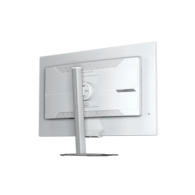 شاشة ألعاب جيجابايت M27UP ICE مقاس 27 بوصة بدقة 4K UHD — 3840×2160 IPS سريع، معدل تحديث 160 هرتز، زمن استجابة 1 مللي ثانية، 95% DCI-P3 / 125% sRGB، دعم VESA DisplayHDR400، منافذ HDMI 2.1، DisplayPort، USB-C ودعم KVM