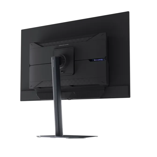 شاشة ألعاب جيجابايت MO32U2 مقاس 31.5 بوصة بتقنية QD-OLED ودقة 4K — 3840×2160 UHD، معدل تحديث 240 هرتز، زمن استجابة 0.03 مللي ثانية، 99% من ألوان DCI-P3، دعم عرض HDR الأسود الحقيقي 400، منفذ HDMI 2.1، منفذ DisplayPort، منفذ USB-C، مكبرات صوت مدمجة