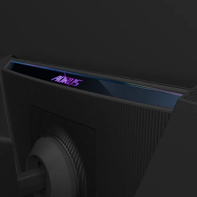 شاشة ألعاب جيجابايت أوروس FO27Q3 مقاس 27 بوصة QD-OLED — دقة 2560×1440 QHD، معدل تحديث 360 هرتز، زمن استجابة 0.03 مللي ثانية، 99% DCI-P3، دعم DisplayHDR True Black 500، منافذ HDMI 2.1 وDisplayPort 2.1، متوافقة مع G-SYNC وFreeSync (gigabyte.com)