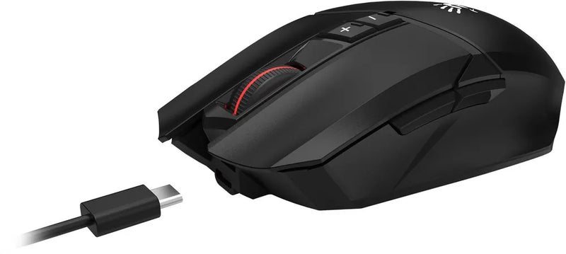 Bloody R36 Ultra 2.4GHz Wireless Gaming Mouse, 12000 CPI, 1000Hz Report Rate, 300IPS, 75 Hours Playtime, Type-C cable