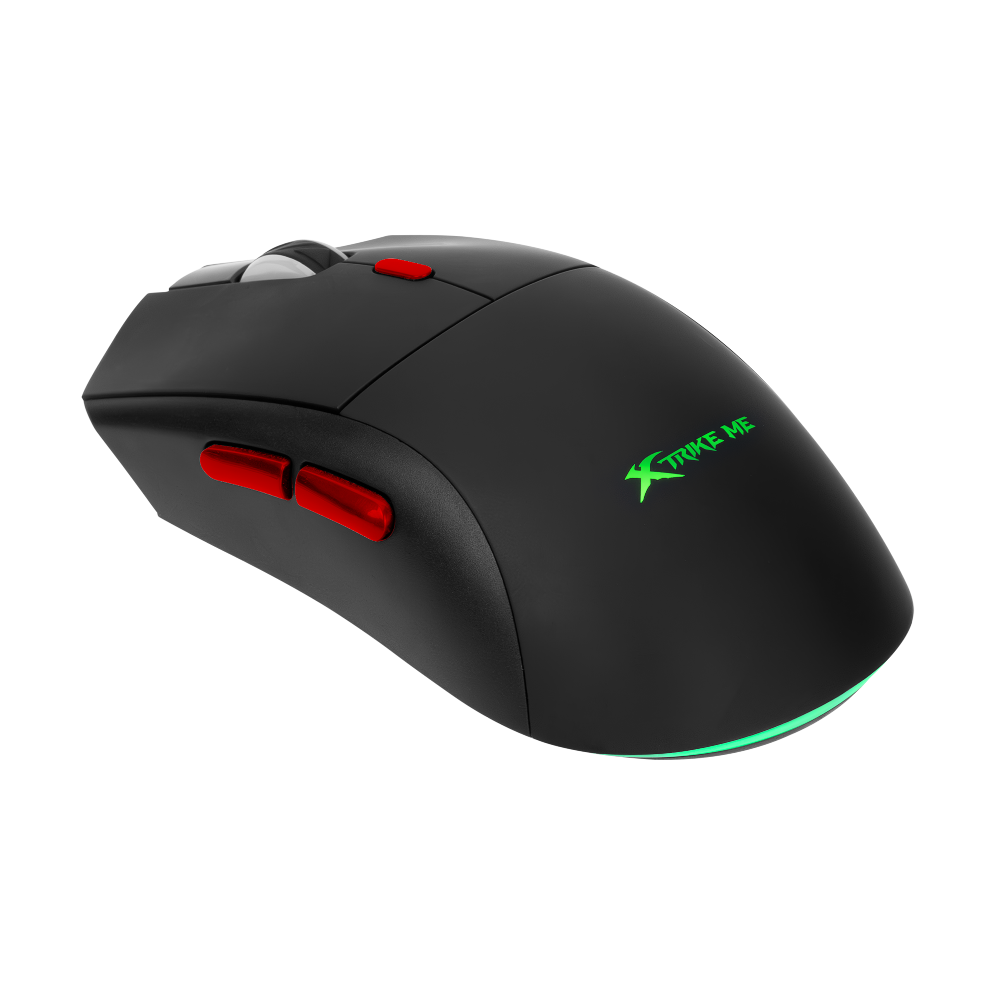 Xtrike Me GW-613 RGB Wired Gaming Mouse, Adjustable DPI 1200/2400/3200, 6 Buttons, 7-Color Backlight, Optical Sensor for PC/Mac/iOS/Android