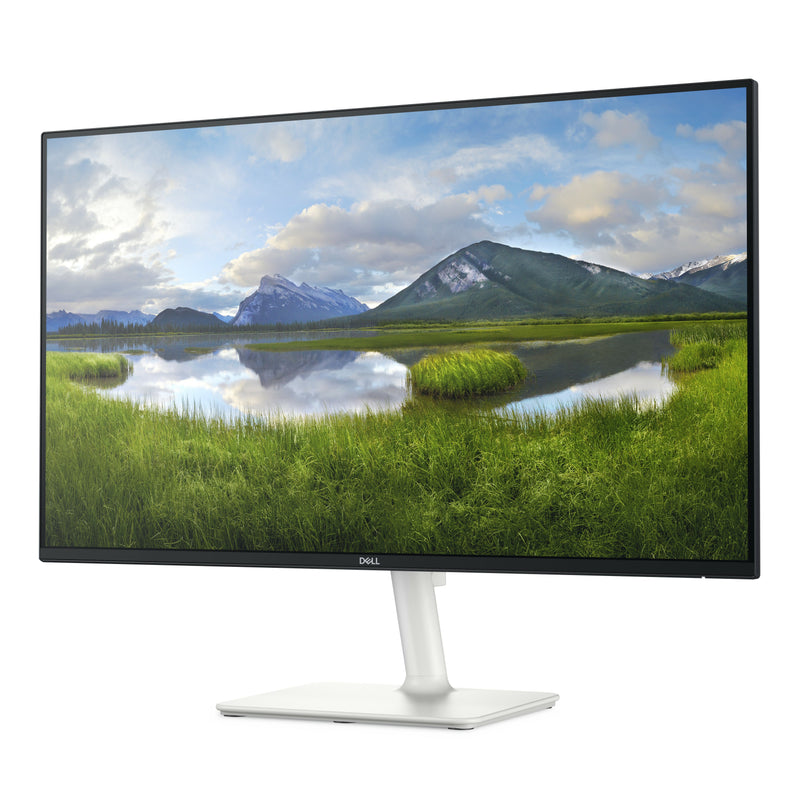 شاشة Dell S2725HS مقاس 27 بوصة، شاشة FHD (1920x1080)، معدل تحديث 100 هرتز، نسبة تباين 1500:1، TÜV Rheinland Eye Comfort 4 Star، مكبر صوت مدمج 2x5 وات، ارتفاع/إمالة/دوران/محور - لون أبيض رمادي