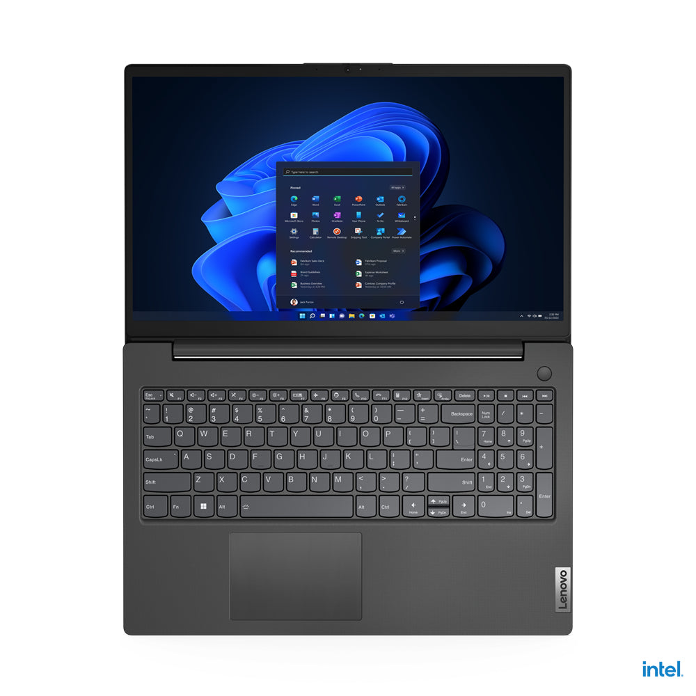 لابتوب لينوفو V15 G4 IRU بشاشة 15.6 بوصة - معالج Core i3-1315U - ذاكرة وصول عشوائي (RAM) سعة 8 جيجابايت - قرص SSD سعة 256 جيجابايت - نظام تشغيل مشترك - نظام تشغيل Windows 10 Pro K (لون أسود)