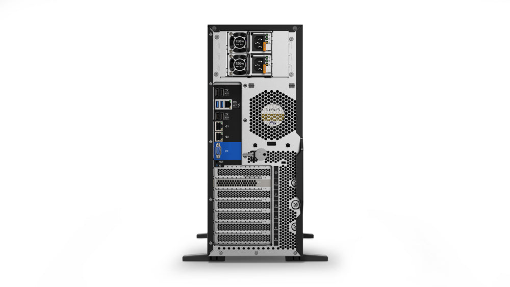 Lenovo ST550 V2 Tower Server CPU 2.4GHZ Xeon Silver 4210 10Core, Ram 32GB DDR4 , 2X 1.2TB SAS 10k , 750WATT P.S