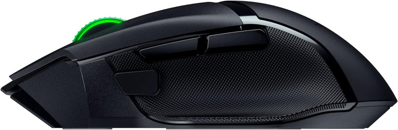 ماوس الألعاب اللاسلكي Razer Basilisk V3 X HyperSpeed ​​القابل للتخصيص: مفاتيح ميكانيكية Gen-2-5G مستشعر بصري متقدم 18K - Chroma RGB 9 عناصر تحكم قابلة للبرمجة، بطارية 535 ساعة، أسود كلاسيكي