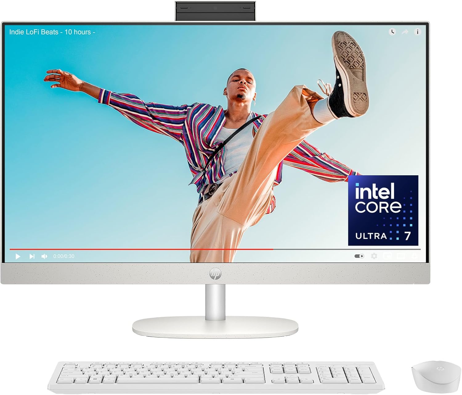 HP AIO 27-cr1004ne PC - 27" FHD 60Hz - Intel Core Ultra 7 155U - 16GB RAM - 512GB SSD - Shared - WIN 11 PRO K