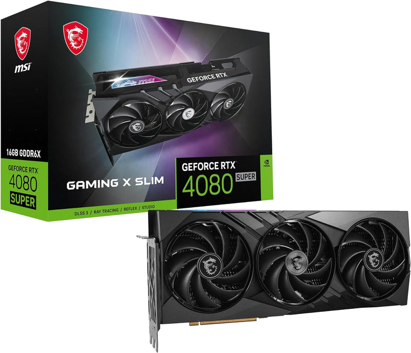 MSI Gaming RTX 4080 Super 16G Gaming X Slim Graphics Card