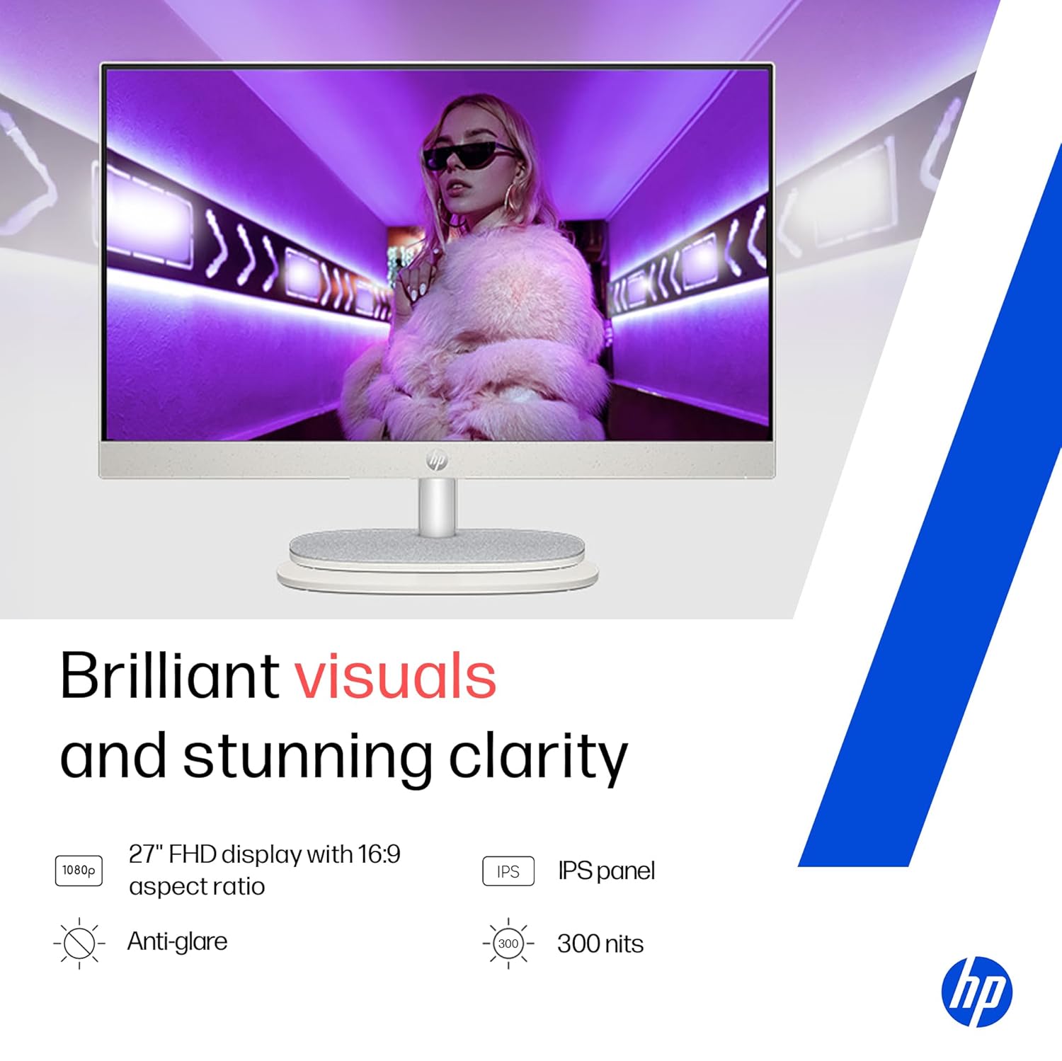 كمبيوتر HP الكل في واحد 27-cr1004ne - شاشة لمس 27 بوصة FHD 60 هرتز - معالج Intel Core Ultra 7 155U - ذاكرة عشوائية 16 جيجابايت - قرص صلب SSD بسعة 512 جيجابايت - بطاقة رسومات مشتركة - نظام تشغيل ويندوز 11 برو K