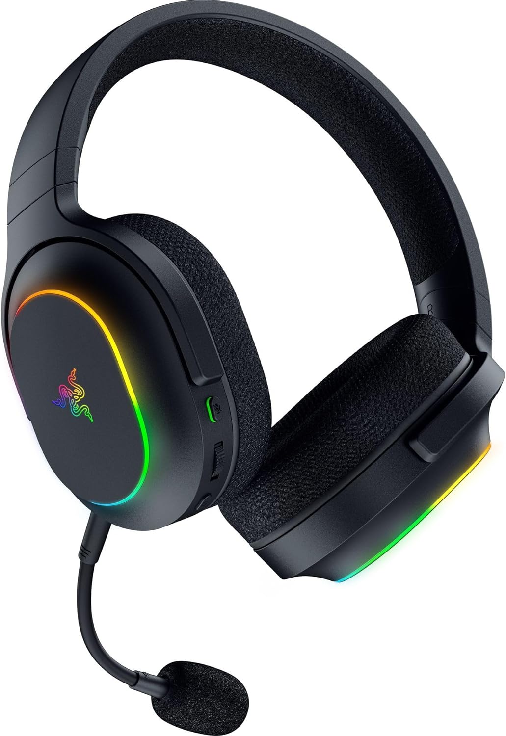 Razer Barracuda X Chroma - Wireless Multi-Platform Gaming Headset with 6 Zone Chroma RGB (SmartSwitch Hyperspeed & Bluetooth, 40mm Drivers, Detachable HyperClear Cardioid Mic) Black