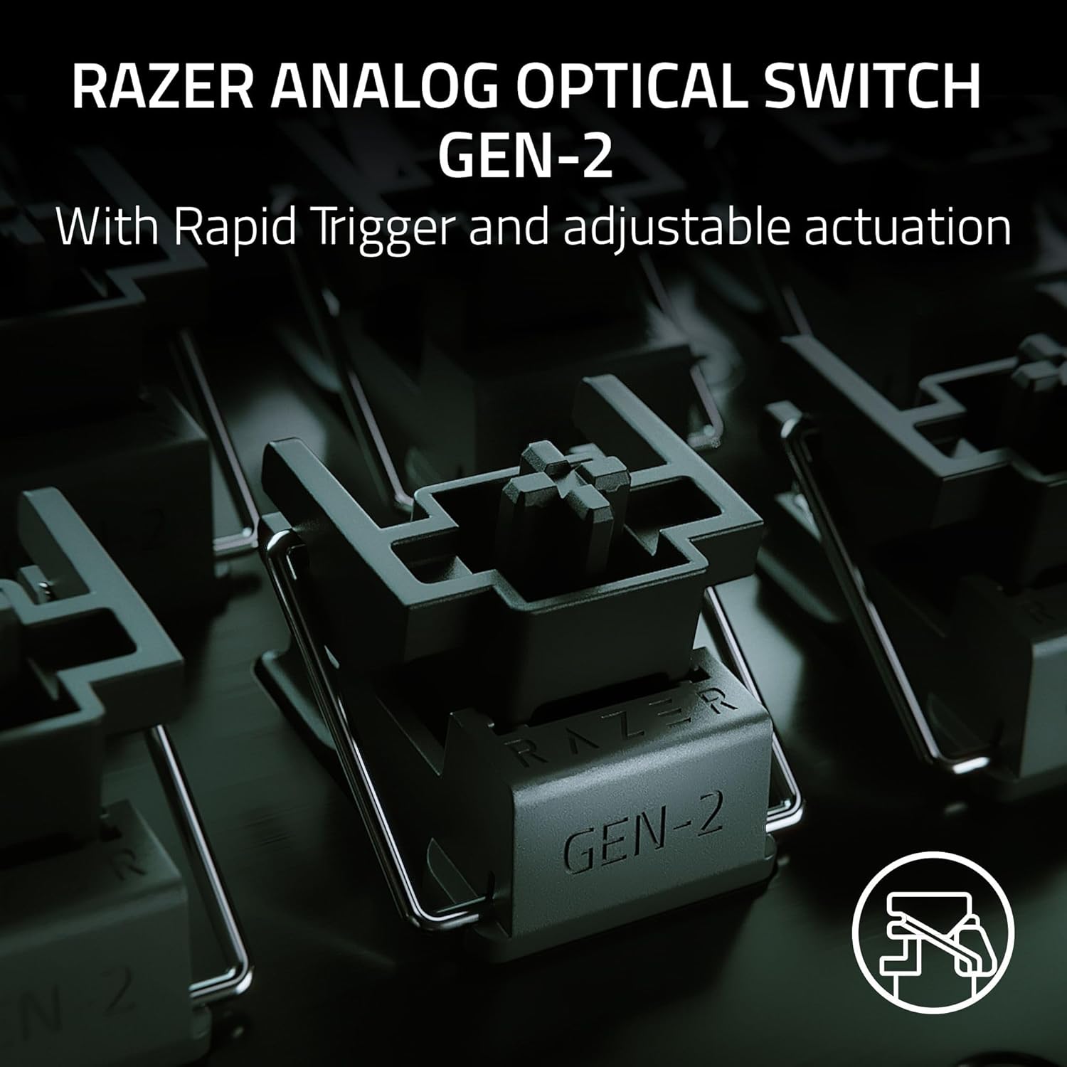 Razer Huntsman V3 Pro Mini - لوحة مفاتيح سلكية بصرية تناظرية بنسبة 60% للألعاب الرياضية الإلكترونية