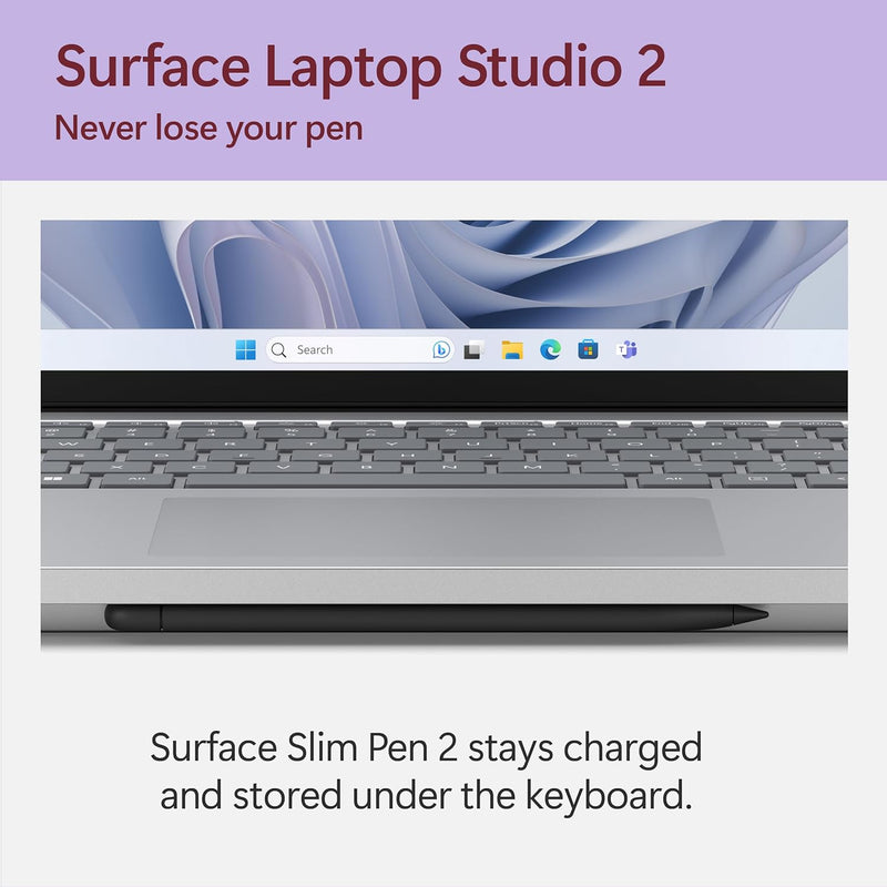 Microsoft Surface Laptop Studio 2 for Business 14.4"- Core i7-13800H - 16GB RAM - 512GB SSD -  NVIDIA RTX 4050 GPU 6GB - Windows 11 Pro