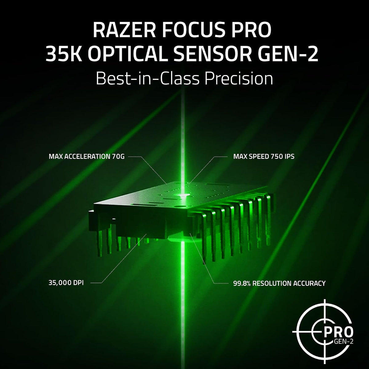 Razer Basilisk V3 35K Wired Ergonomic RGB Gaming Mouse , Focus Pro 35K Gen-2 Optical Sensor , 35,000 DPI , 11 Programmable Controls , HyperScroll Tilt Wheel , Chroma RGB – Black
