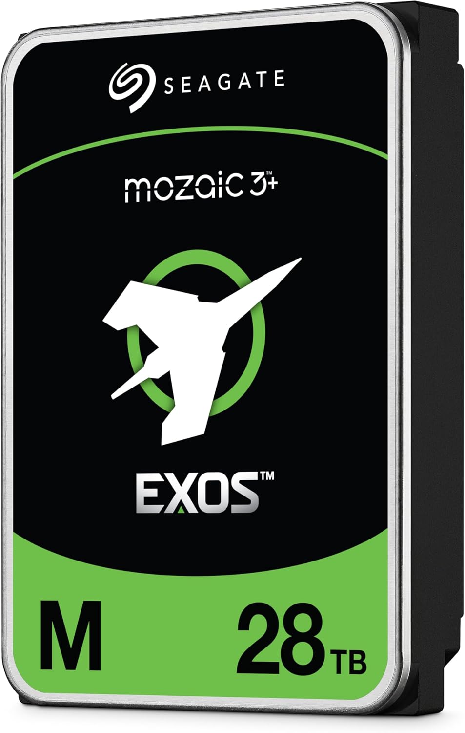 Seagate Exos M 28TB Enterprise Internal Hard Drive, 3.5-Inch HDD, 7200RPM, SATA 6Gb/s, 2.5M Hours MTBF, High-Capacity Data Center Storage