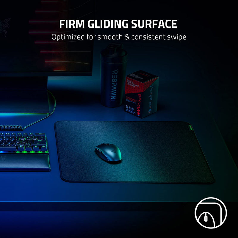 Razer Strider Hybrid XXLarge Mouse Mat Soft Base & Smooth Glide: Firm Gliding Surface - Anti-Slip Base - Rollable & Portable - Anti-Fraying Stitched Edges - Water-Resistant