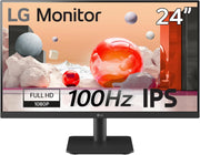 LG 24MS500‑B 24″ Full HD IPS Monitor – 100 Hz, 5 ms (GtG), Reader Mode & Flicker Safe, AMD FreeSync, VESA Mount