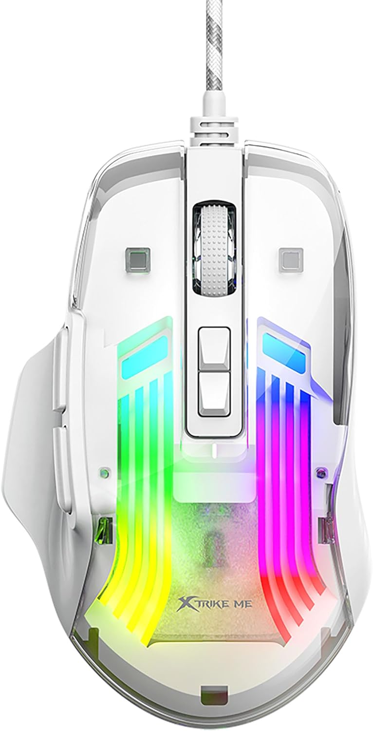 Xtrike Me GM-319 Wired Gaming Mouse, White