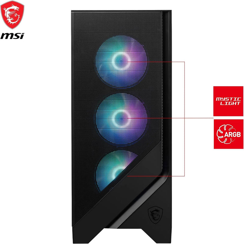 MSI - MAG FORGE 320R AIRFLOW - PC case - Medium Tower