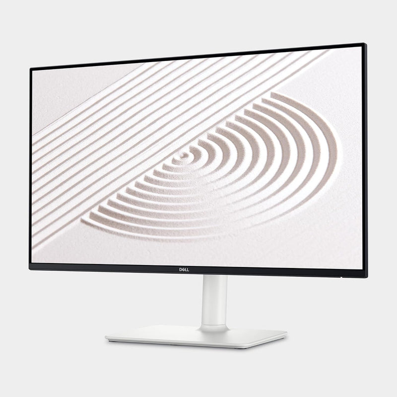 Dell S2425H Monitor - 23.8 Inch, FHD (1920x1080) Display, 100Hz Refresh Rate 1500:1 Contrast Ratio, TÜV Rheinland Eye Comfort 4 Star, Integrated 2x5W Speaker, Height/Tilt/Swivel/Pivot - Ash White