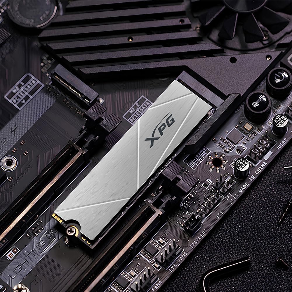 XPG GAMMIX S60 2TB PCIe Gen4 x4 NVMe SSD – Up to 5000/4200MB/s, M.2 2280 with Heat-Sink, PS5 Compatible