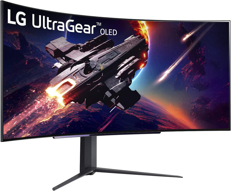 LG 45GR95QE-B 45'' Ultragear™ OLED Curved Gaming Monitor WQHD with 240Hz Refresh Rate 0.03ms Response Time