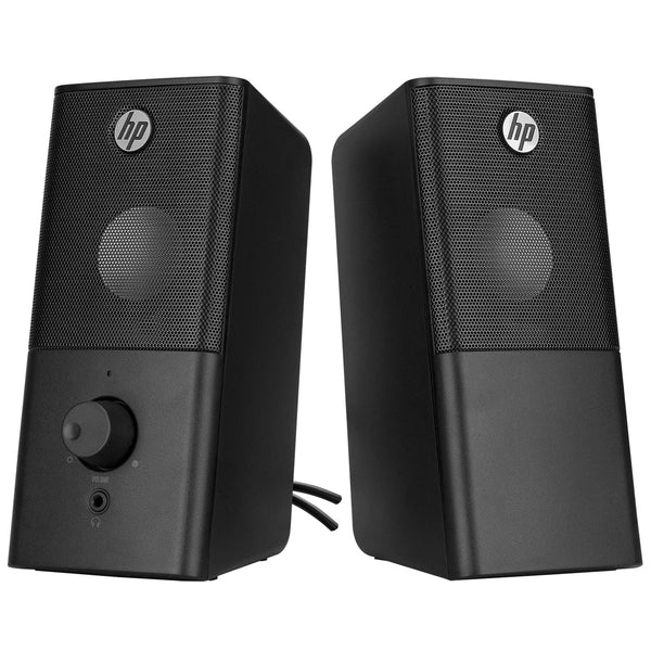 HP Multimedia Speaker DHS-2101, Dependable and Crystal Clear Sound; USB Powered; Plug and Play; Magnetically Shielded Speakers