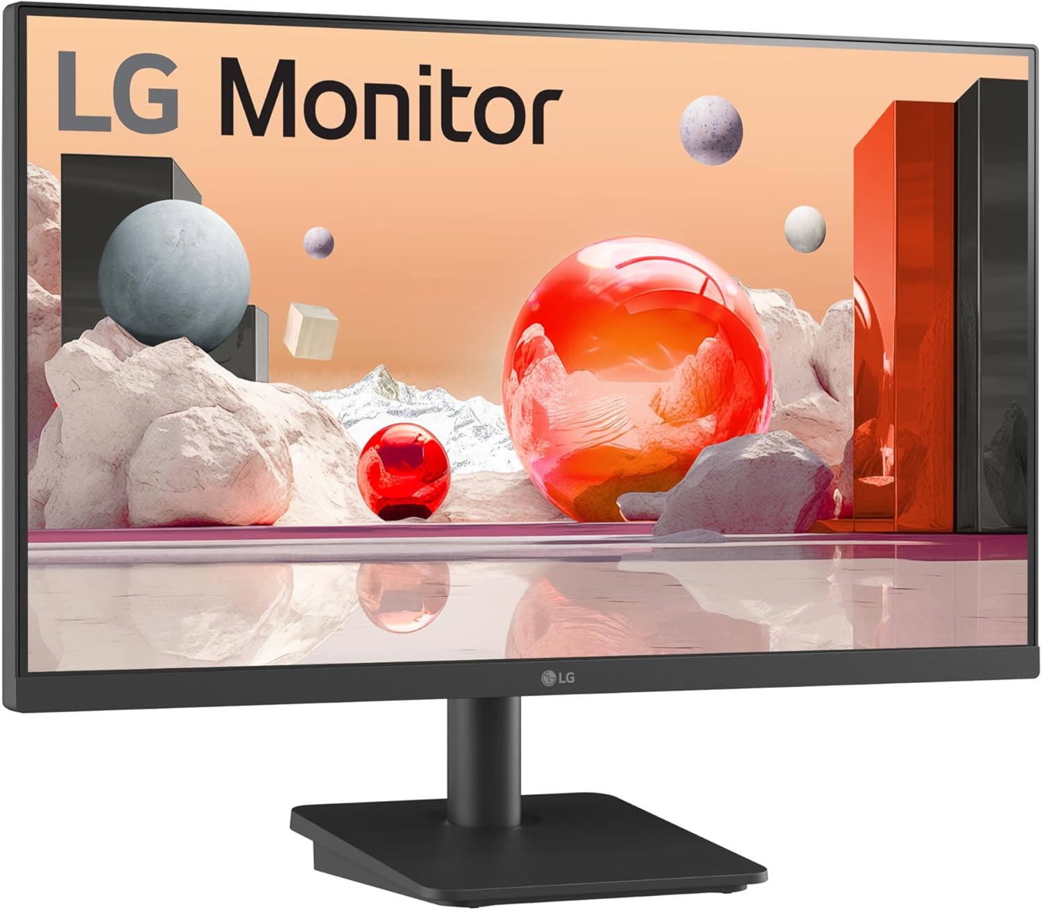 LG 24MS500‑B 24″ Full HD IPS Monitor – 100 Hz, 5 ms (GtG), Reader
