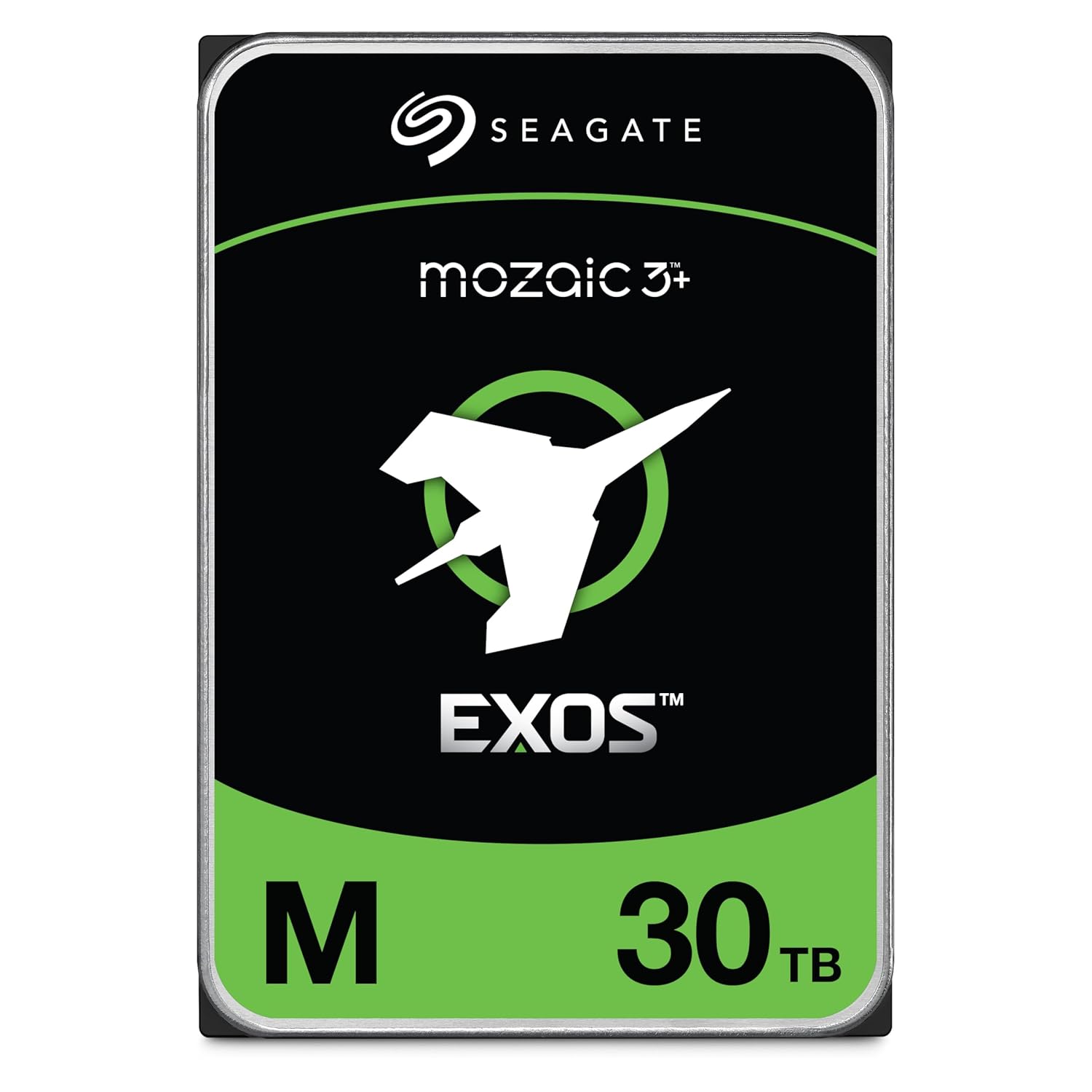 Seagate Exos M 30TB Enterprise Internal Hard Drive HDD - 3.5in 6GB/s SATA 7200RPM 2.5M MTBF