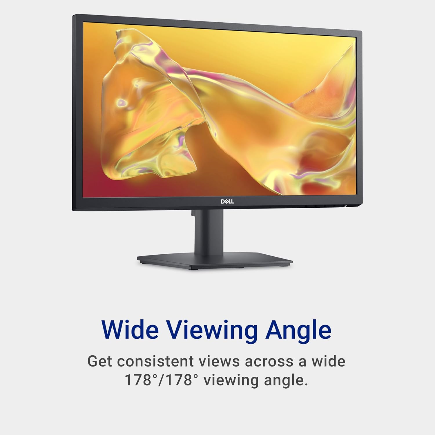 شاشة ديل SE2225H مقاس 21.5 بوصة بدقة Full HD (1920x1080)، 75 هرتز، VA، 5 مللي ثانية، VESA (100x100 مم)، HDMI، VGA