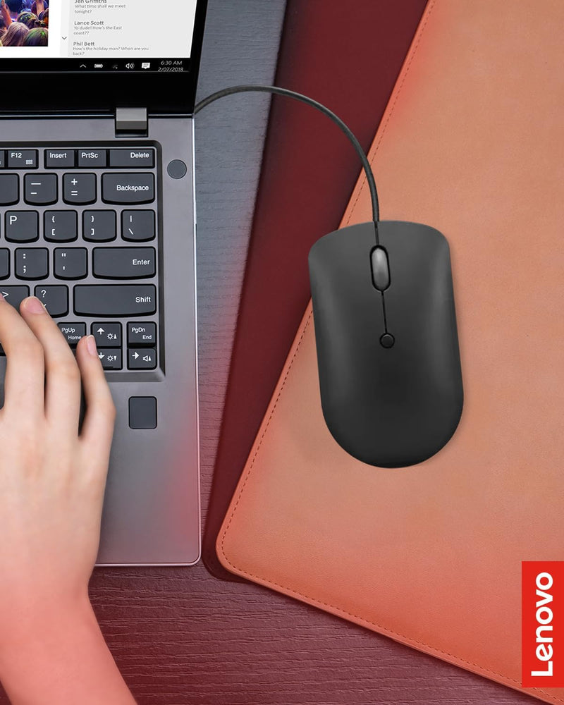 Lenovo 400 USB-C Wired Compact Mouse