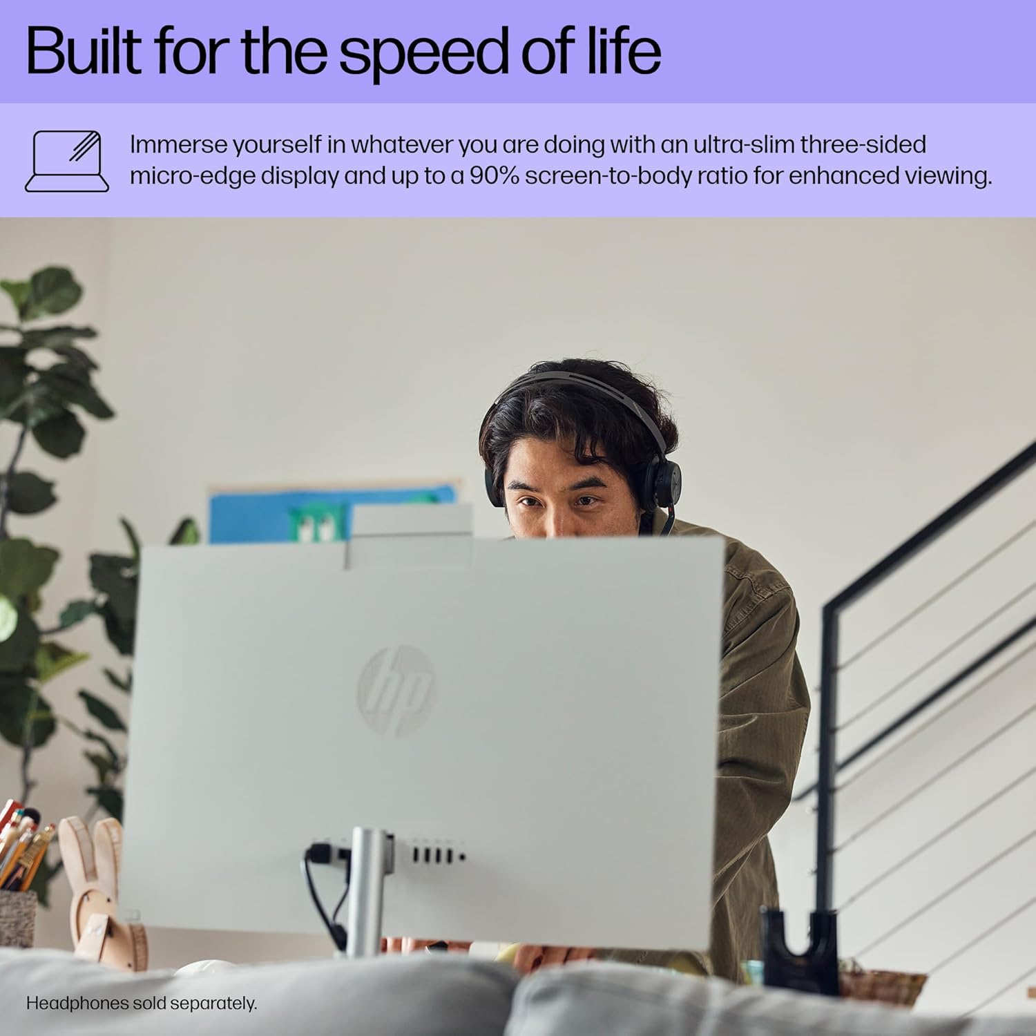 كمبيوتر HP الكل في واحد 27-cr1004ne - شاشة لمس 27 بوصة FHD 60 هرتز - معالج Intel Core Ultra 7 155U - ذاكرة عشوائية 16 جيجابايت - قرص صلب SSD بسعة 512 جيجابايت - بطاقة رسومات مشتركة - نظام تشغيل ويندوز 11 برو K