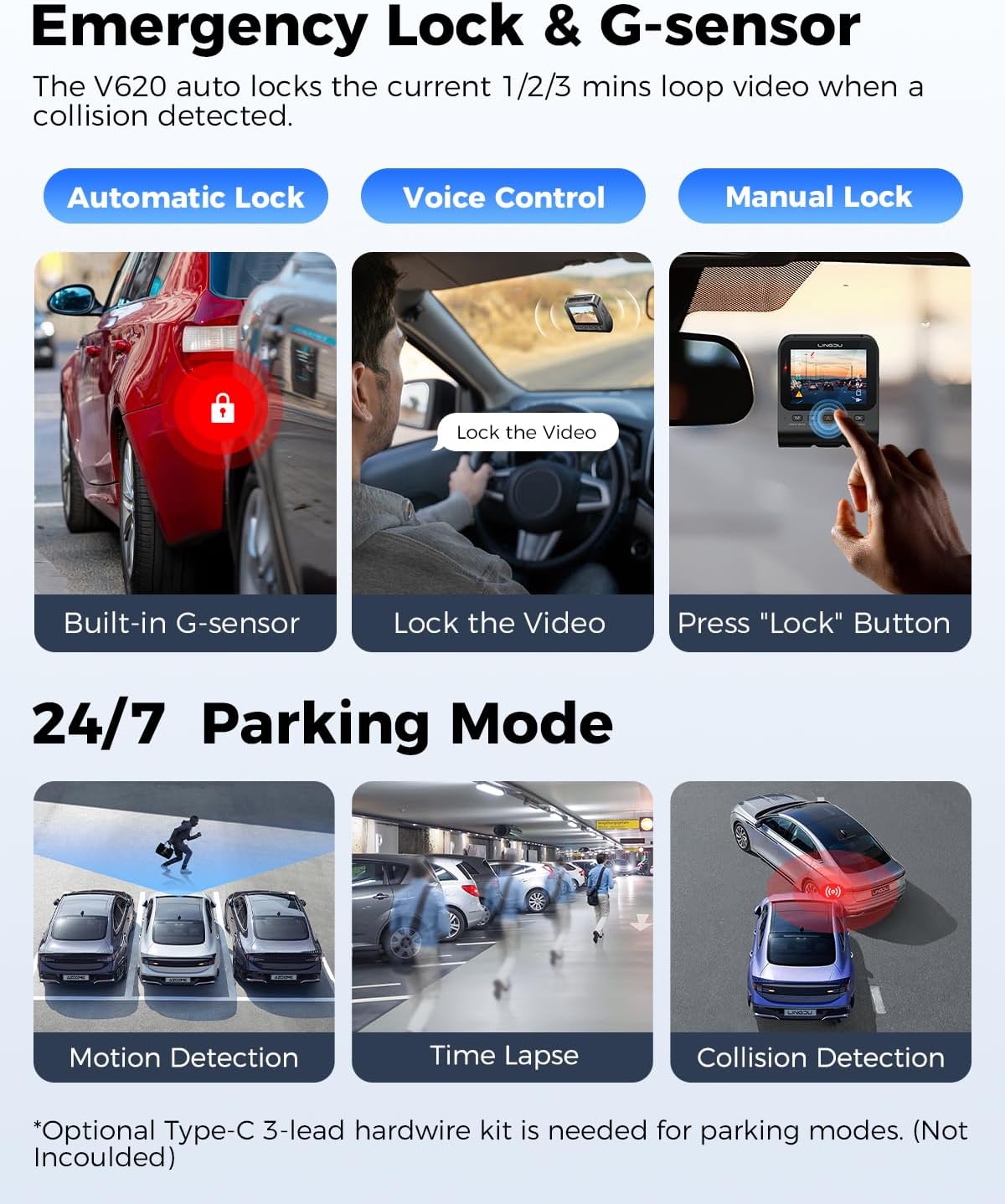 blackvue dash cam parking mode motion detection