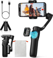 Hohem iSteady X3 3-Axis Smartphone Gimbal – iSteady 8.0 Stabilization, Bluetooth Remote, Fill Light & Built-In Extension Rod