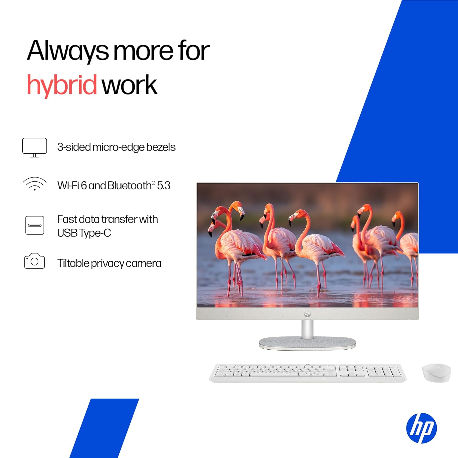 كمبيوتر HP الكل في واحد 27-cr1004ne - شاشة لمس 27 بوصة FHD 60 هرتز - معالج Intel Core Ultra 7 155U - ذاكرة عشوائية 16 جيجابايت - قرص صلب SSD بسعة 512 جيجابايت - بطاقة رسومات مشتركة - نظام تشغيل ويندوز 11 برو K