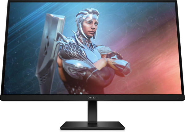 HP OMEN 27 Gaming Monitor, 27 Inch, 1920 x 1080 (FHD), IPS, Flat, 165Hz, 1ms, 400 nits, FreeSync Premium, DisplayPort and 2x HDMI 2.0, Eyesafe certified, Black