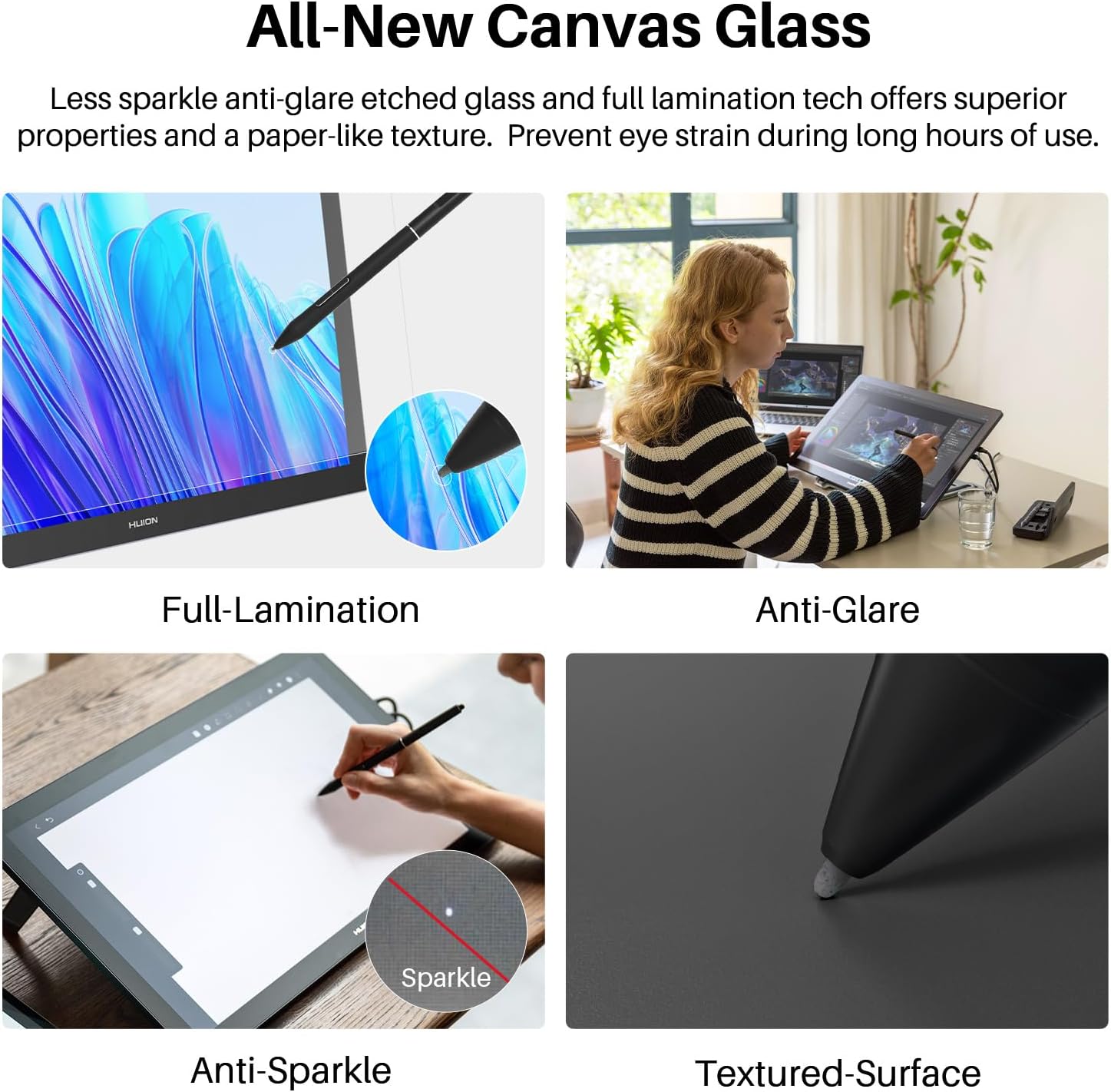 HUION KAMVAS Pro 19 4K UHD Drawing Tablet with Touch Screen