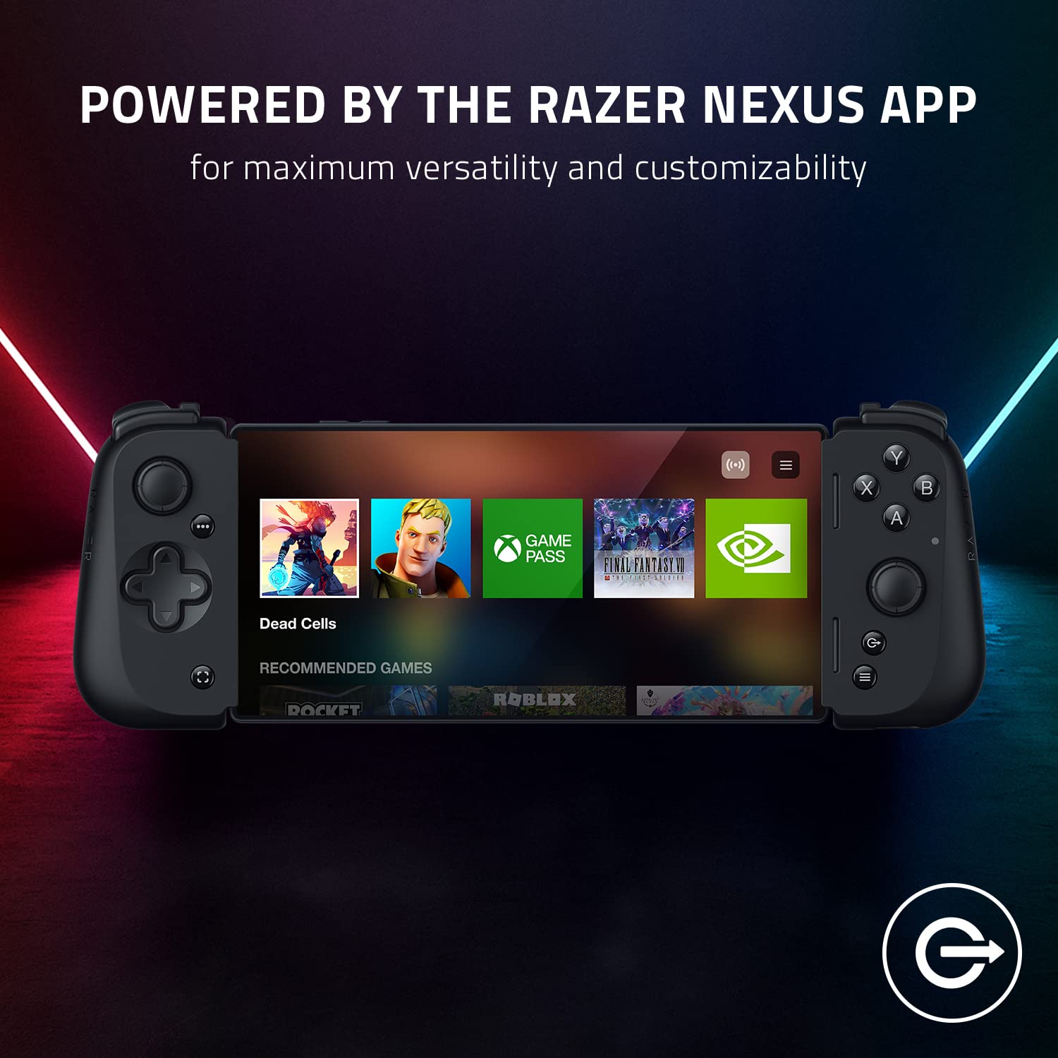 Razer Kishi V2 for Android – Universal Mobile Gaming Controller with USB-C, Ergonomic Design, and Razer Nexus App Support